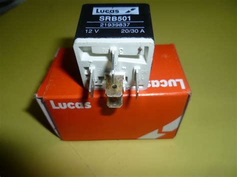 5 pack 12 volt dc 30 40 amp sealed relay metal tab car audio alarm audiopipe. 12 volt 30 amp Relay Lucas SRB501 - LMS Lichfield