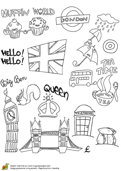 Coloriage Découverte De L’Angleterre