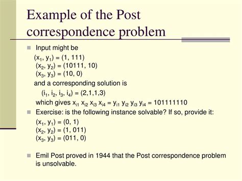 Ppt Lecture 19 Reduction More Undecidable Problems Powerpoint