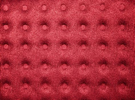 Red Tufted Fabric Texture Picture Free Photograph Photos Public Domain