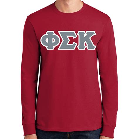 Phi Sigma Kappa Standard T Shirt Long Sleeve