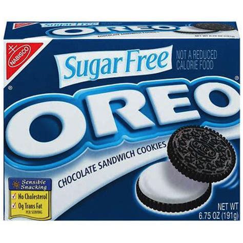 They remind me of banana nut bread and blueberry muffins. Review of Nabisco Sugar Free Oreos Cookies