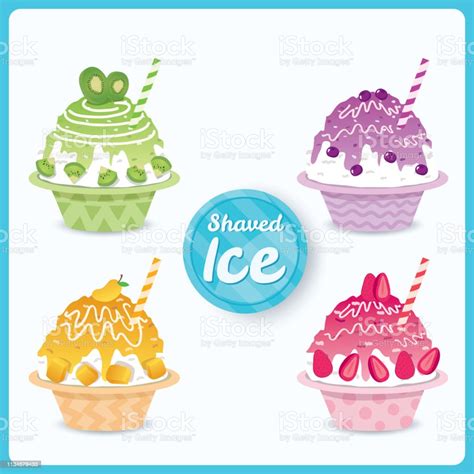 Shavedice Stock Illustration Download Image Now Shave Ice Slushie Drink Vector Istock