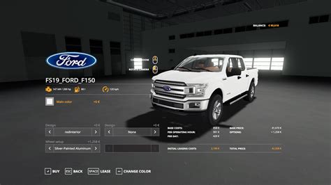 Fs19 Ford F 150 Xlt 2018 Fsdestek Farming Simulator Oyunları Mod
