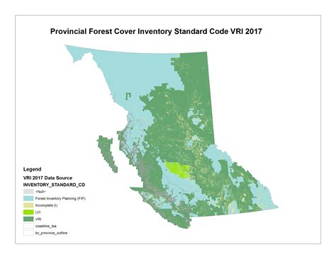 British Columbia Forest Map
