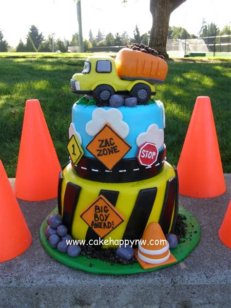 Construction Cakes For Boys