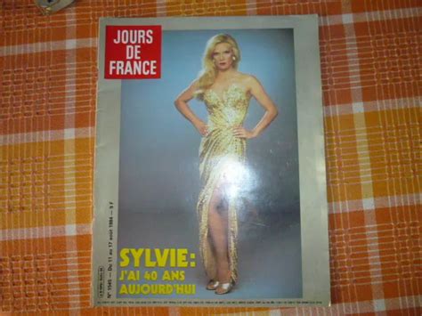 Jours De France Sylvie Vartan Jai 40 Ans Aujourdhui N° 1545 Eur 7