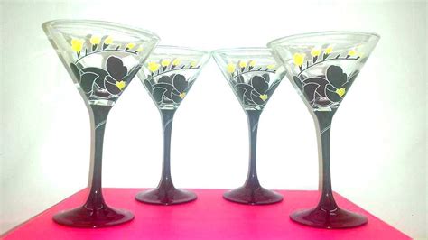 Vintage Cristal D Arques Durand Anais Martini Glasses Set Of 4 France Anais Martini Glass