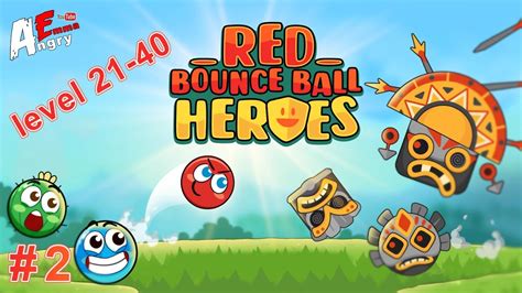 🔴red Bounce Ball Heroes Gameplay 2 Level 21 40 Boss Android