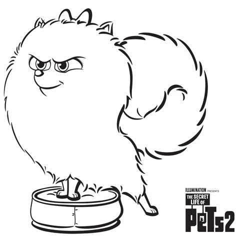 Secret Life Of Pets Printable Coloring Pages