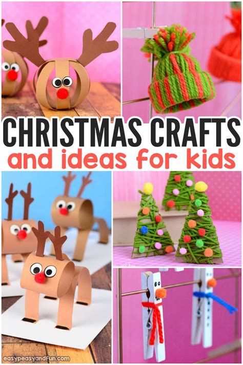 Festive Christmas Crafts for Kids  Tons of Art and Crafting Ideas