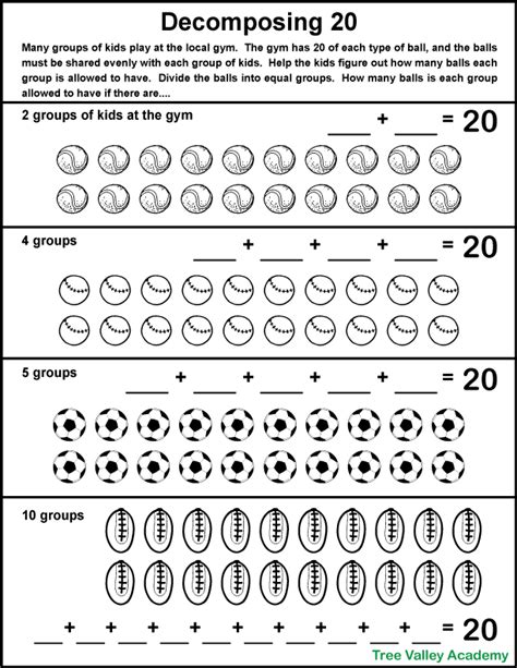 Numbers To 20 Worksheets For Grade 1