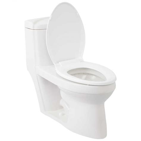 Kaminsky Dual Flush One Piece Elongated Siphonic Toilet Toilets And