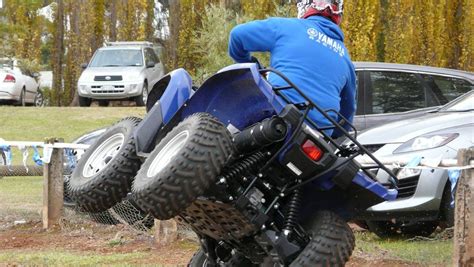 Atv quad fail yamaha grizzly crash roll funny. Quad bike accident rate revealed but SA farmers say call ...