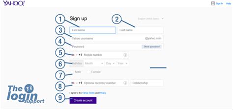 Yahoo Registration Yahoo Mail Sign Up