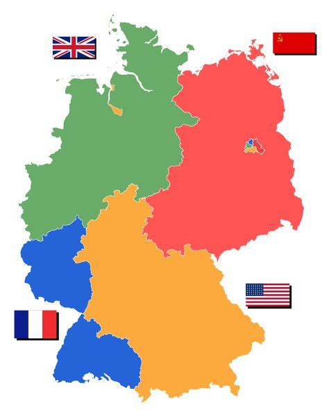 Podela Nemačke 1945 Nakon Drugog Svetskog Rata 1950s