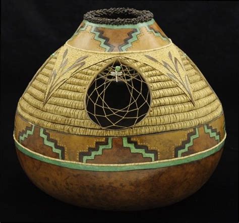 Native American Inspired Art Gourd Art Gourds Gourds Crafts