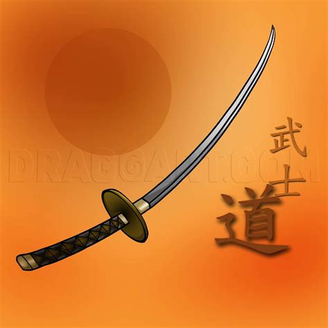 Samurai Sword Katana Drawing