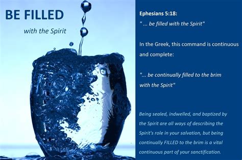 Be Continually Filled With The Holy Spirit The Remarkable Blog