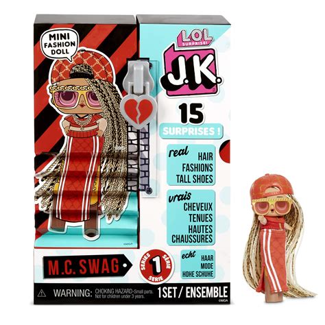 Lol Surprise Jk Mini Fashion Doll Mc Swag Con 15 Sorpresas Incluyendo