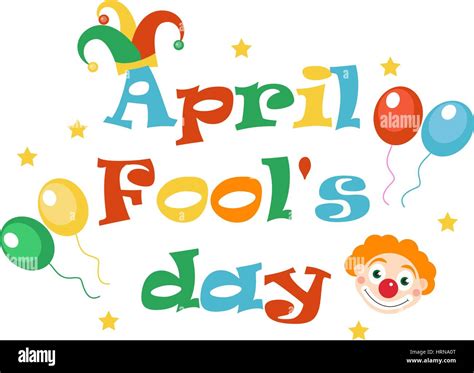 April Fools Day Vector Holiday Laughing Card Poster Vector