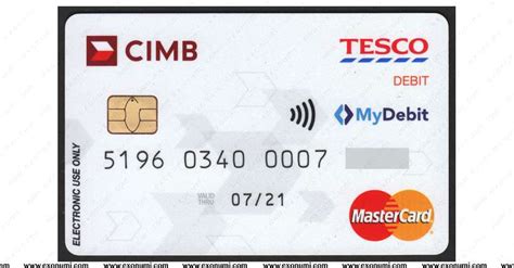 Issued by cimb bank for bin search service & security enhancement. CIMB Bank : Tesco Debit Card with MyDebit Logo (2016)