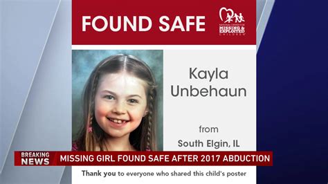 Illinois Girl Abducted At 9 Years Old Found Safe 6 Years Later