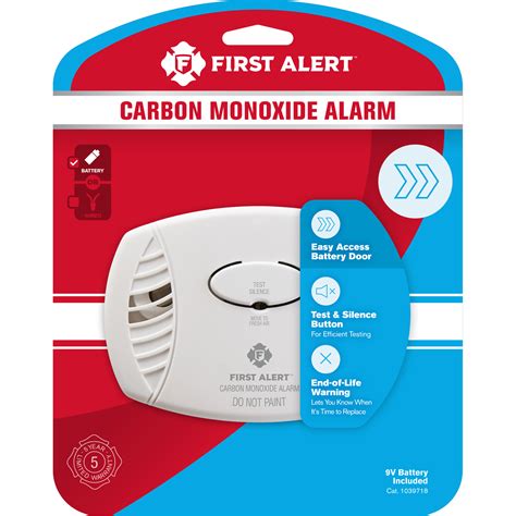 If you can't remember the last time you changed the battery in the carbon monoxide detector, the first thing you should do is go buy new. First Alert Battery Electrochemical Carbon Monoxide Alarm