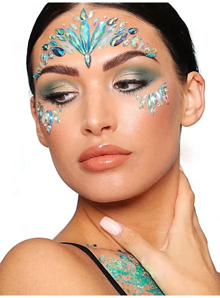 Mermaid Makeup Face Gems Saubhaya Makeup