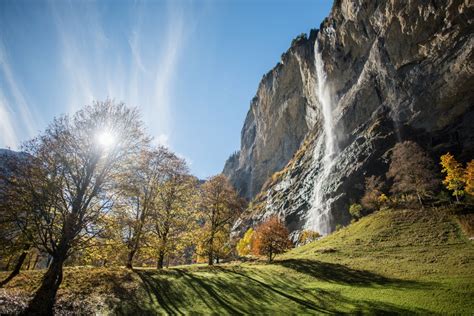 Free Images Natural Landscape Nature Sky Tree Leaf Waterfall