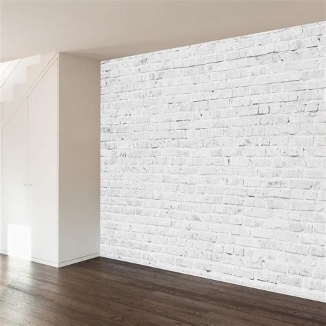 White Washed Brick Wall Mural En 2020 Ladrillo Encalado Paredes De