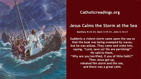 Bible Verse Of The Day For July 4 2023 Jesus Calms The Storm At The Sea