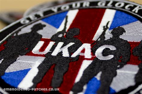 United Kingdom Airsoft Community Custom Embroidered Patches Best