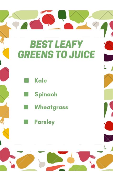 The 4 Best Leafy Greens To Juice