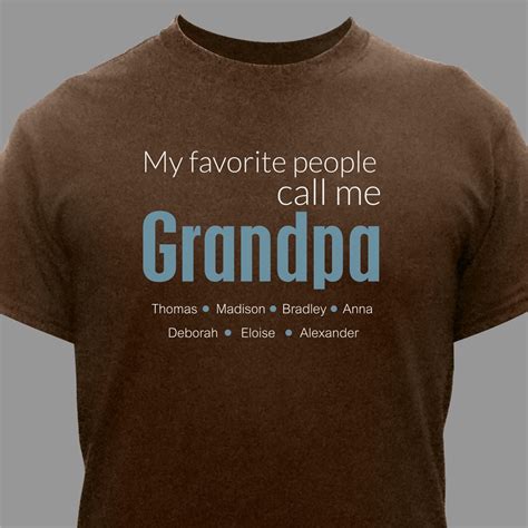 My Favorite People Call Me Grandpa T Shirt Tsforyounow