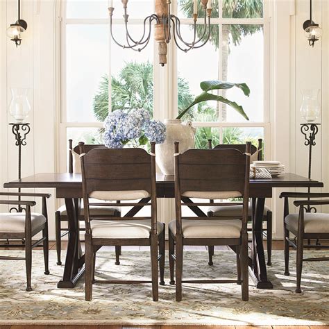 Casual dining room set (1275) side chair (990) dining chair (826) arm chair (386) bar stool (219) more; Down Home Family-Style Table by Paula Deen by Universal ...