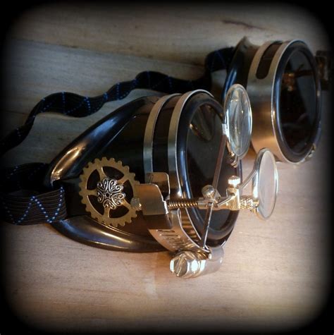 Steampunk Goggles Glasses Time Travel Crazy Scientists Etsy