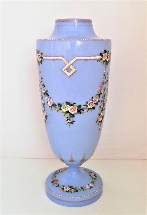 Harrach Enamelled Glass Vase Collectors Weekly