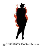 Naked Standing Woman Silhouette Stock Illustrations Royalty Free