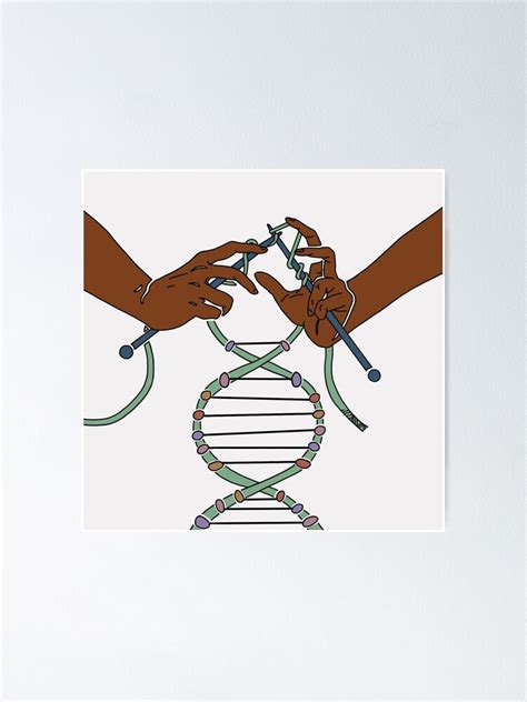 Knitting Together Life Dna Poster For Sale By Nunnotherthan Redbubble