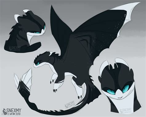My Oc Night Light Fury - Starrysky by SnexMy on DeviantArt See more ideas about how train your dragon, night fury, how to train your dragon.