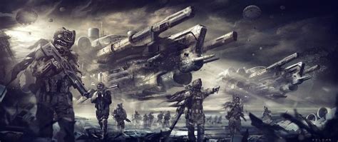 War By Juan Pablo Roldan Sci Fi 2d Cgsociety Futuristic Art