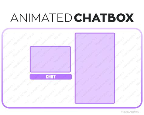 Purple Chatbox Overlay For Streamers Premade Twitch Streamlabs Obs