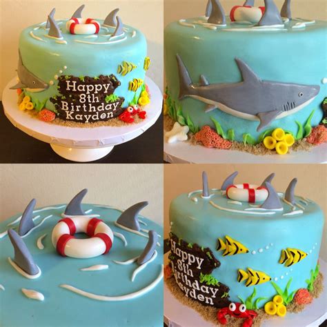 32 Shark Birthday Cake For Boy Kentooz Site