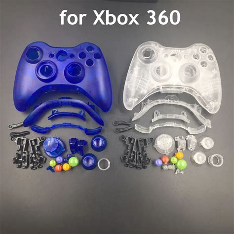 Clear White Clear Blue Color Wireless Controller Housing Shell