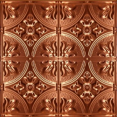 Tin and aluminum ceiling tiles are a decorative element popularized in the united states in the late 19th and early 20th centuries as an alternative to the tin became a uniquely american alternative — decoratively exquisite yet affordable. 1204 Solid Copper Ceiling Tile - 2ft x 2ft - Ceiling Tile ...