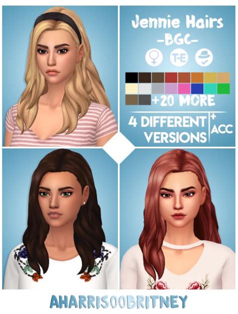 Sims 4 Maxis Match Long Hair Cc Wavy Honforms