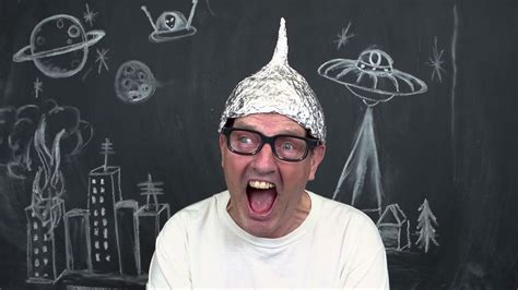 Man Screaming With Tinfoil Helmet On Stock Video Footage 0026 Sbv