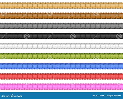 Color Rope Stock Vector Illustration Of Element Blue 20174138