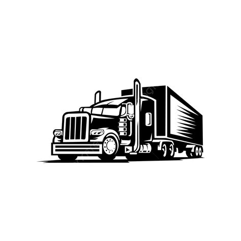 Tow Truck Trailer Logo Transportation Inspiration Vector Van Truck